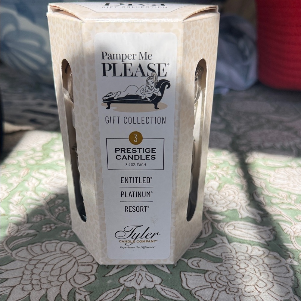 Tyler Candle Company Prestige 3 Candles Set -new